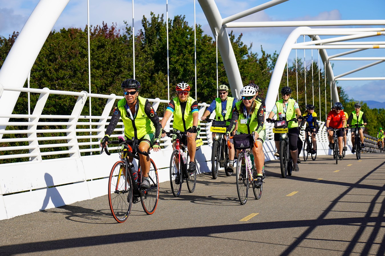 Les patrouilleurs à vélos du Québec réunis en Chaudière-Appalaches