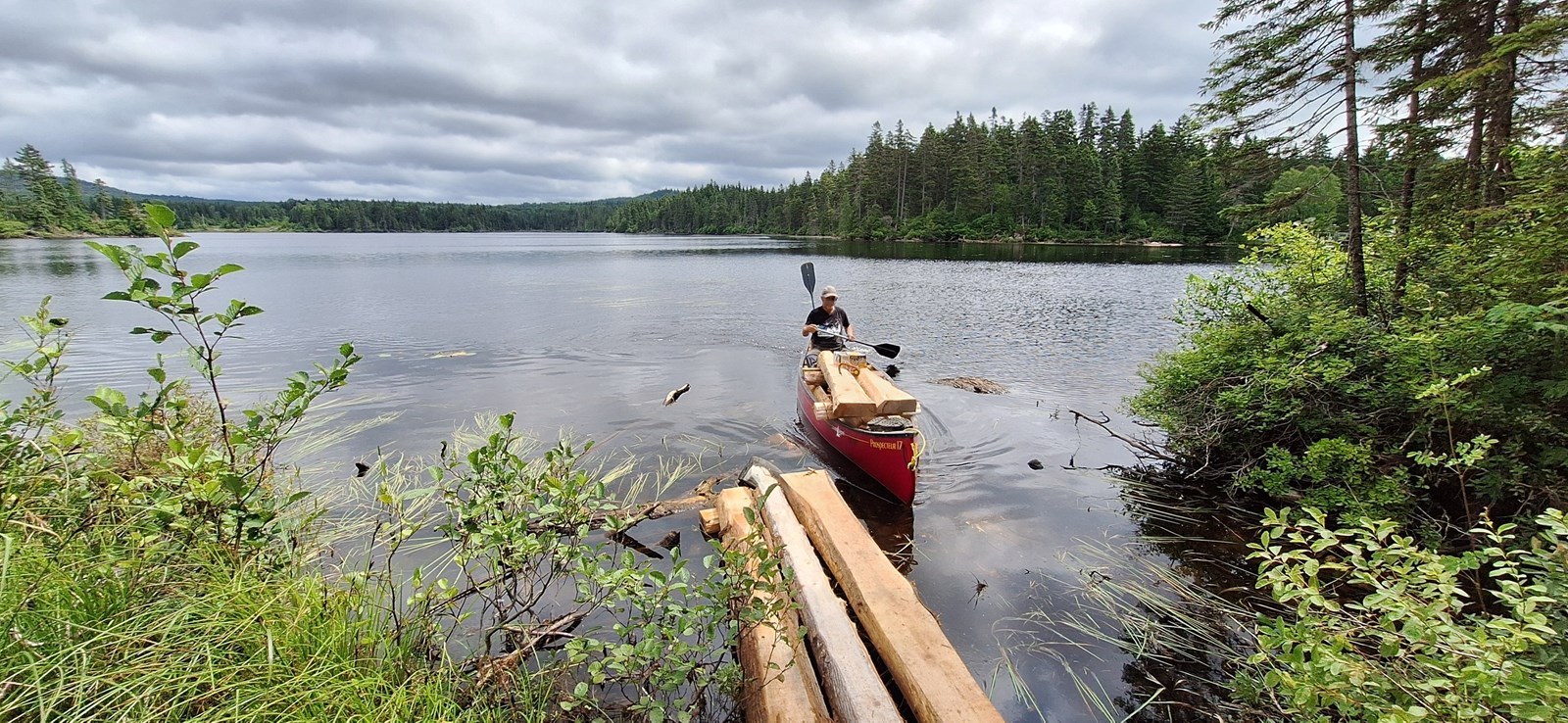 Inauguration des travaux de réfection du sentier pédestre du Lac Caribou