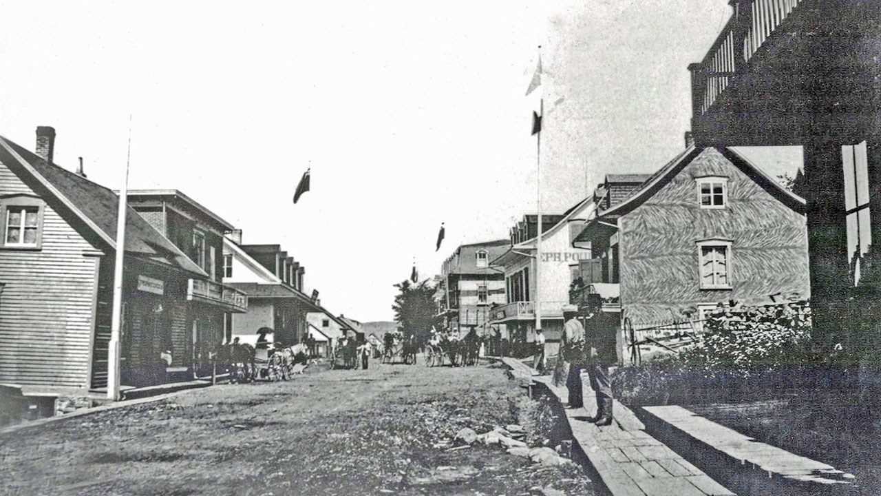 Souvenirs du centre-ville en 1890