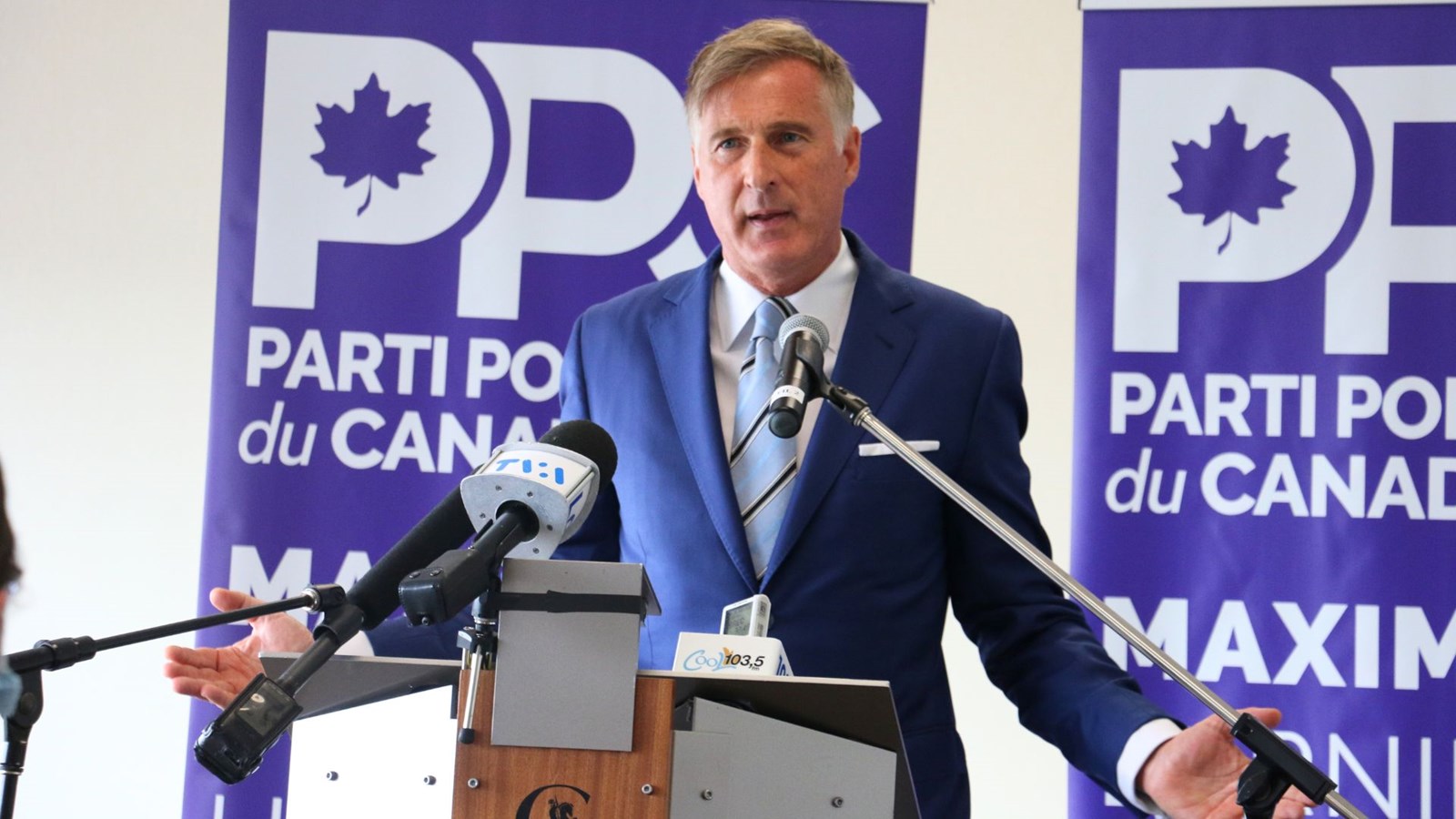 «Importante» conférence de presse de Maxime Bernier ce jeudi à Saint-Georges