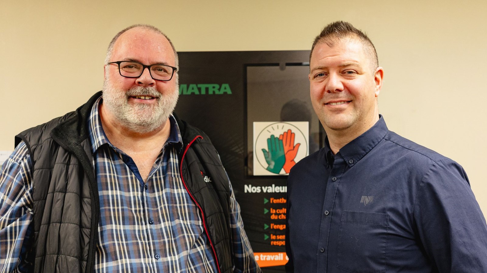 C'est le co-président du Groupe Matra, Nicholas Drouin, qui a raconté l'histoire de l'entreprise, en entrevue vidéo avec le chef des nouvelles d'EnBeauce.com, Sylvio Morin.
