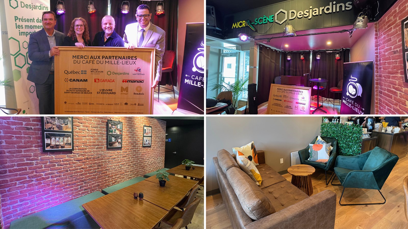 Le Café du Mille-Lieux, nouveau carrefour social et culturel en Beauce