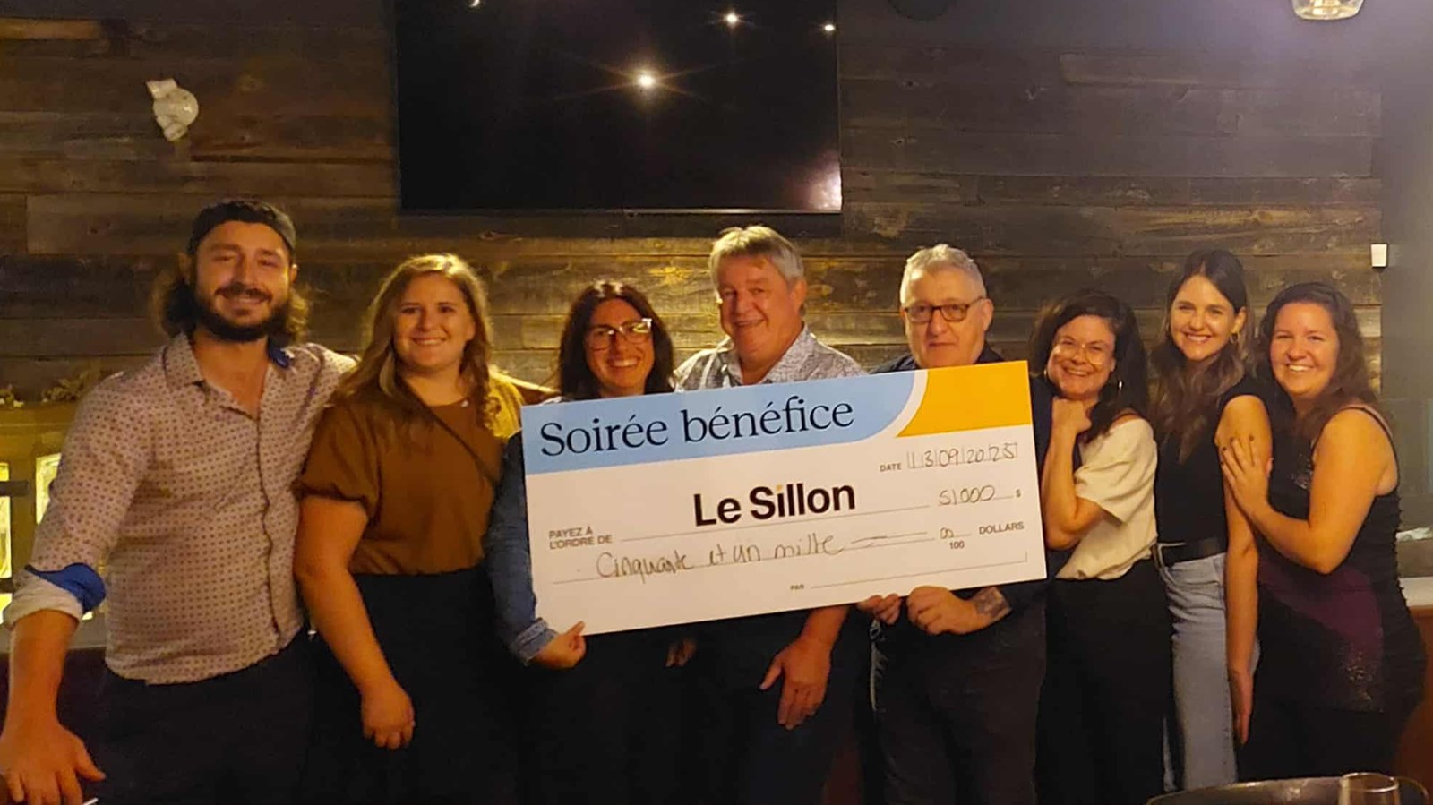 Une soirée-bénéfice rapporte 51 000 $ pour l’organisme Le Sillon