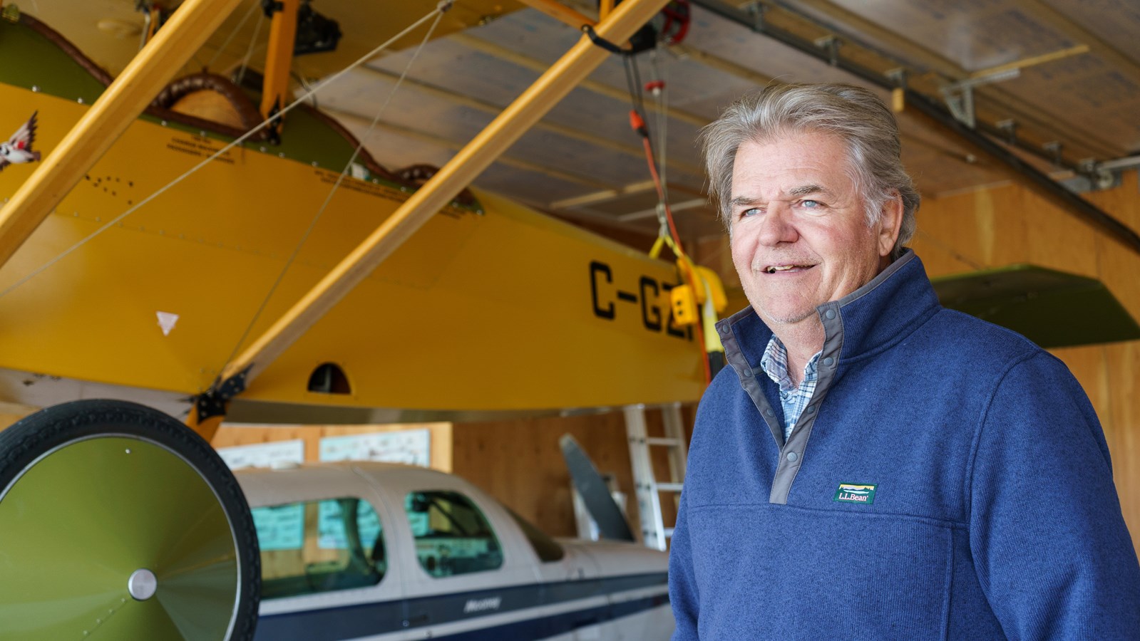 Paul Poulin a construit de ses mains un avion de 1929