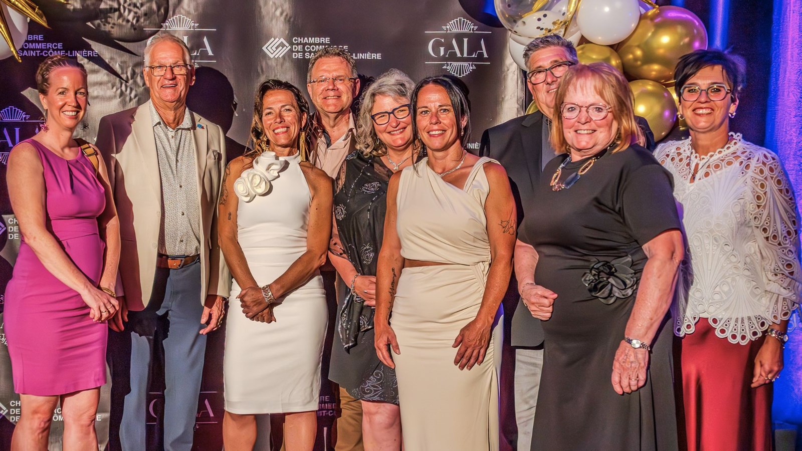 Les membres du comité organisateur de ce 2e gala.
