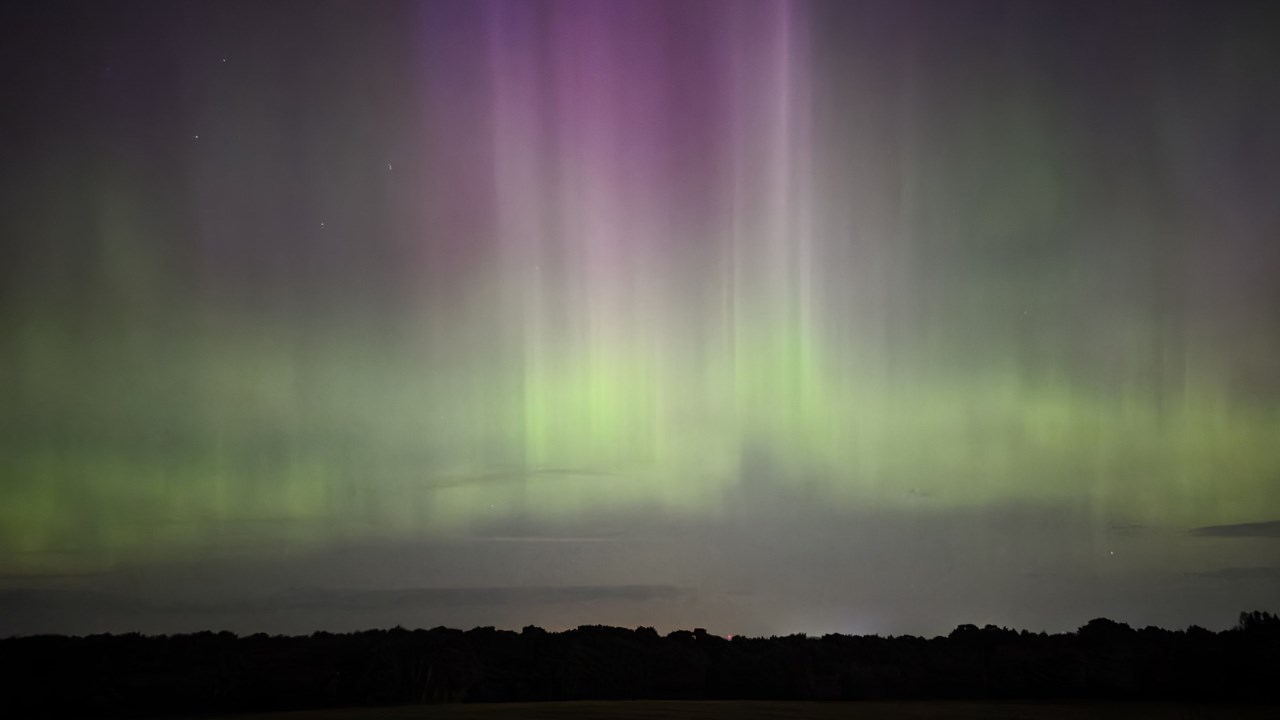 Nouvelle nuit d'aurores boréales sur la Beauce
