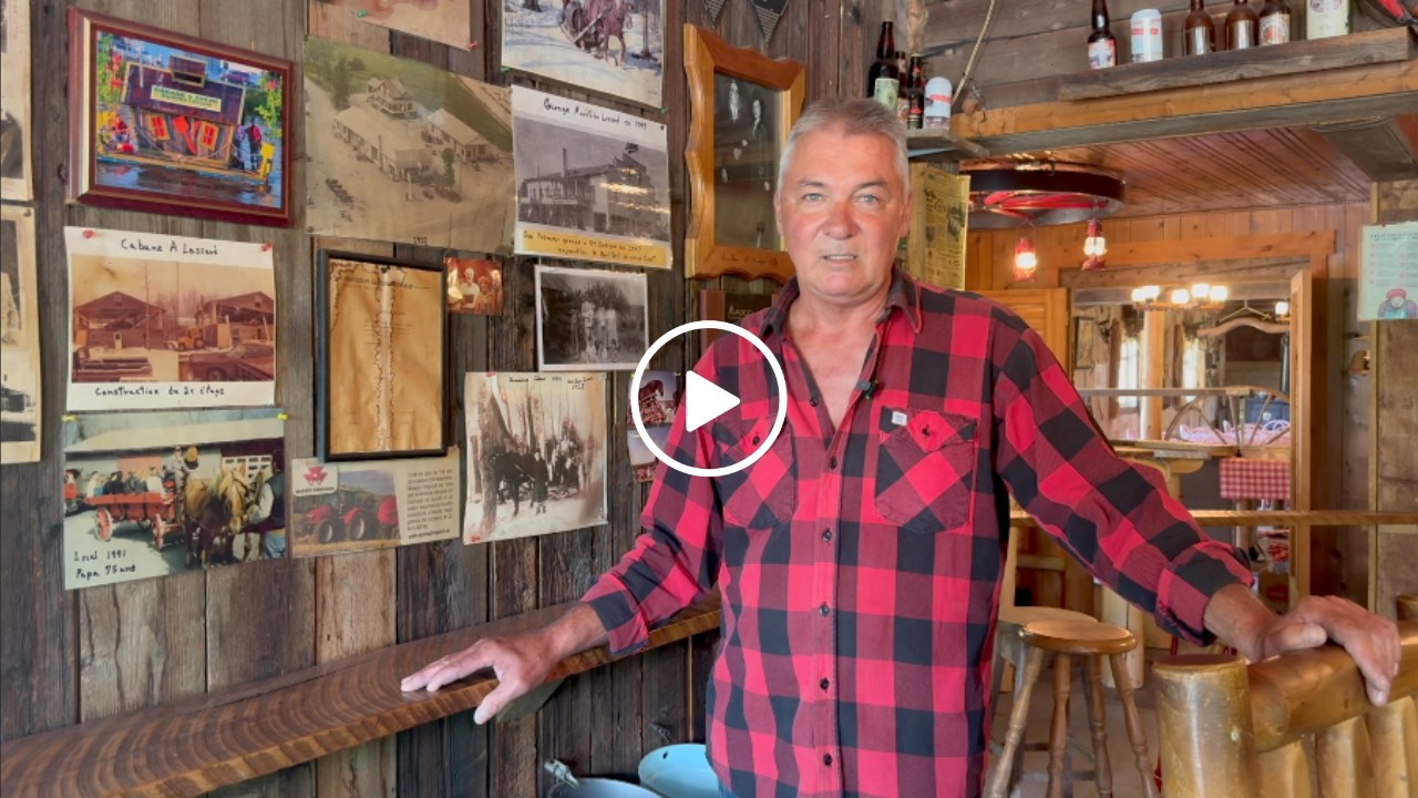 Robert Lessard, propriétaire de la Cabane à sucre Aurélien Lessard à Saint-Georges