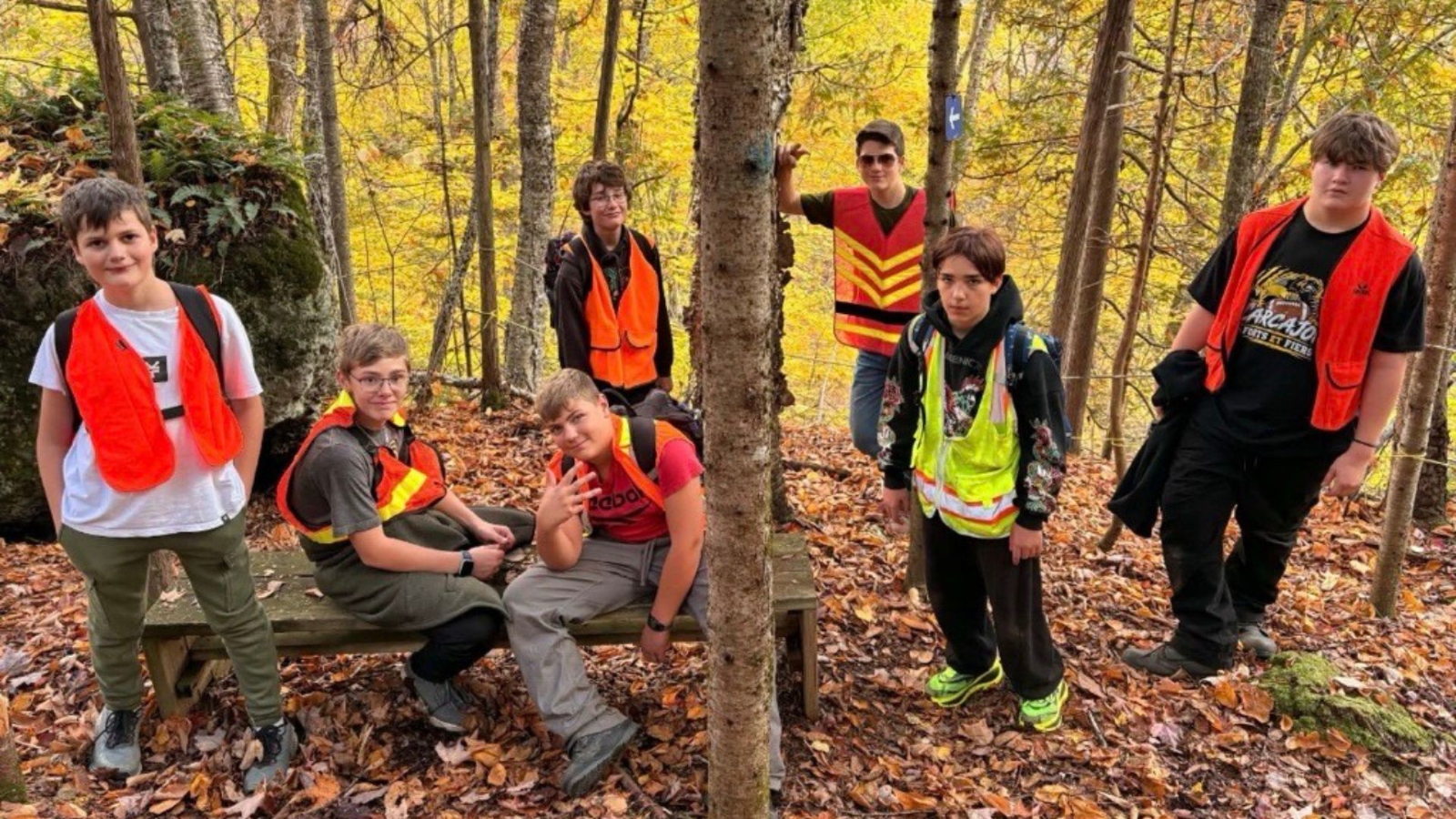 Des exercices en forêt pour 80 cadets