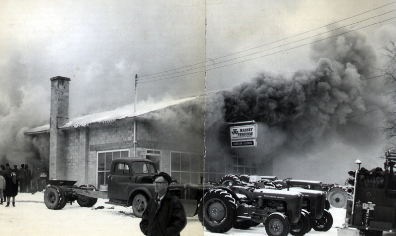 Garage Aurelien Lessard en 1955