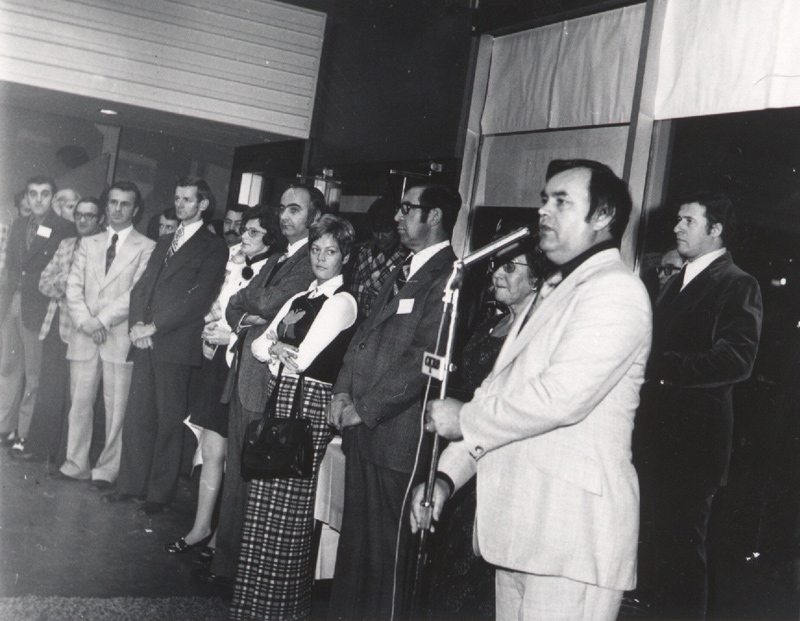 Ouverture du garage Ford en 1971