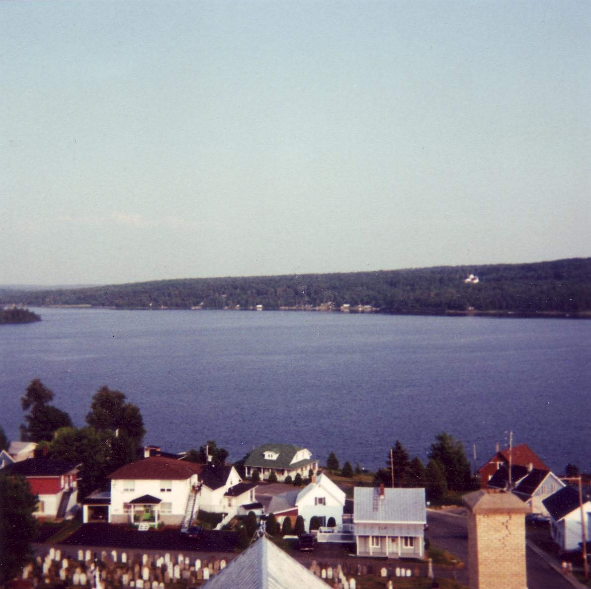 Lac Etchemin vu du clocher