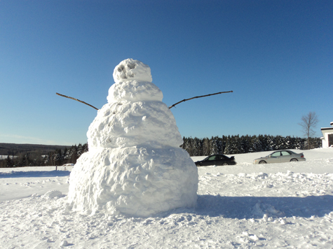 Hubert le bonhomme de neige