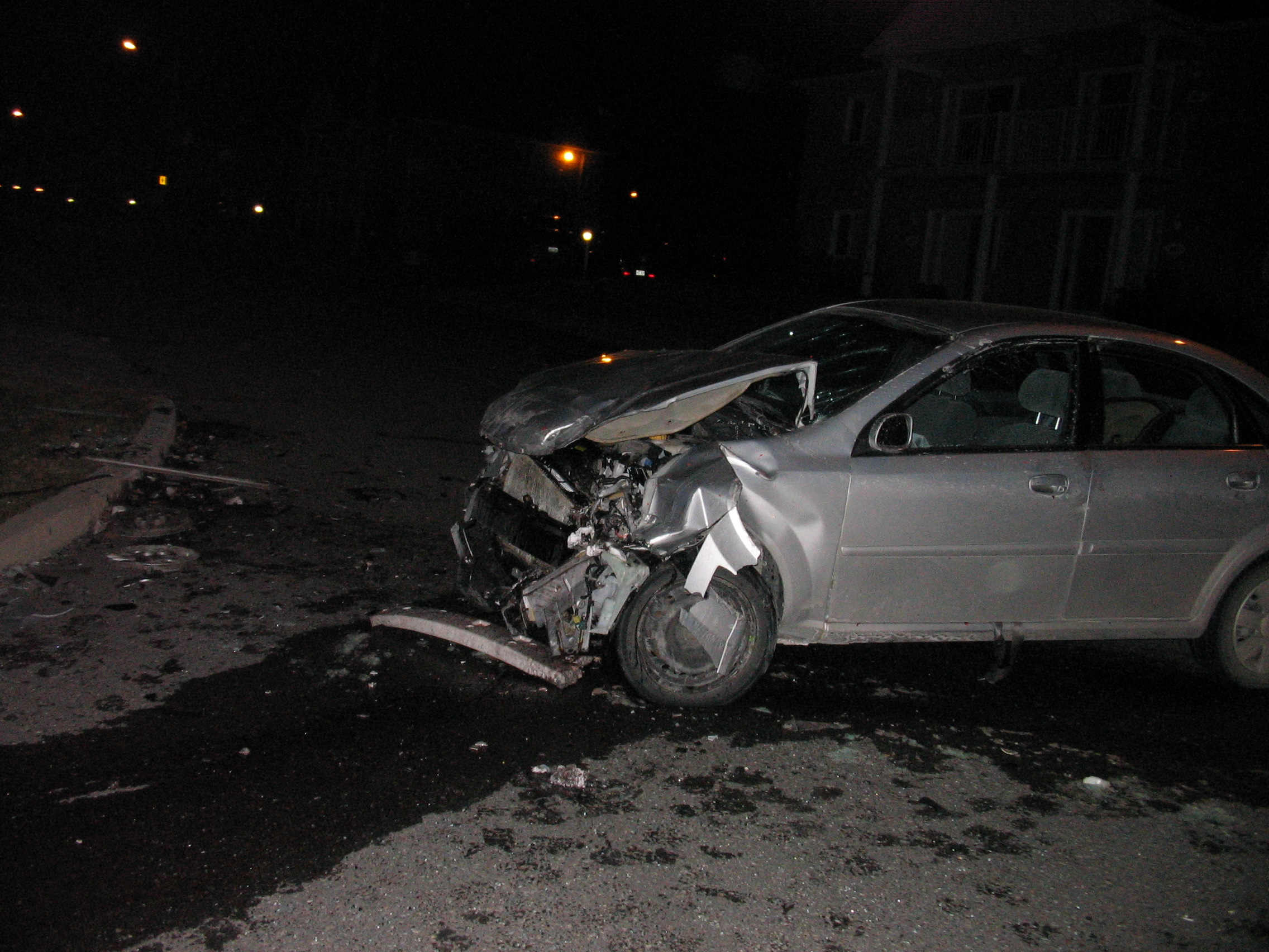 accident voiture dans la nuit du 22 à 23 nov 2008