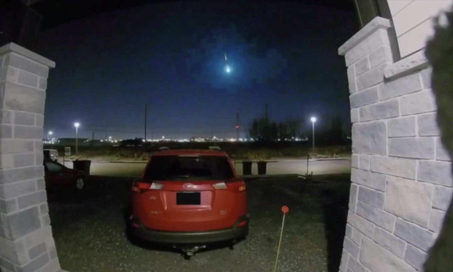Un météore filmé lundi dernier dans le ciel du Québec