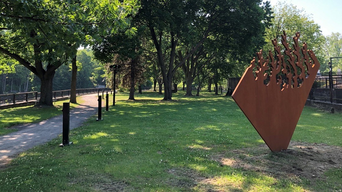 Un parcours des sculptures de Jean Brillant à Joliette