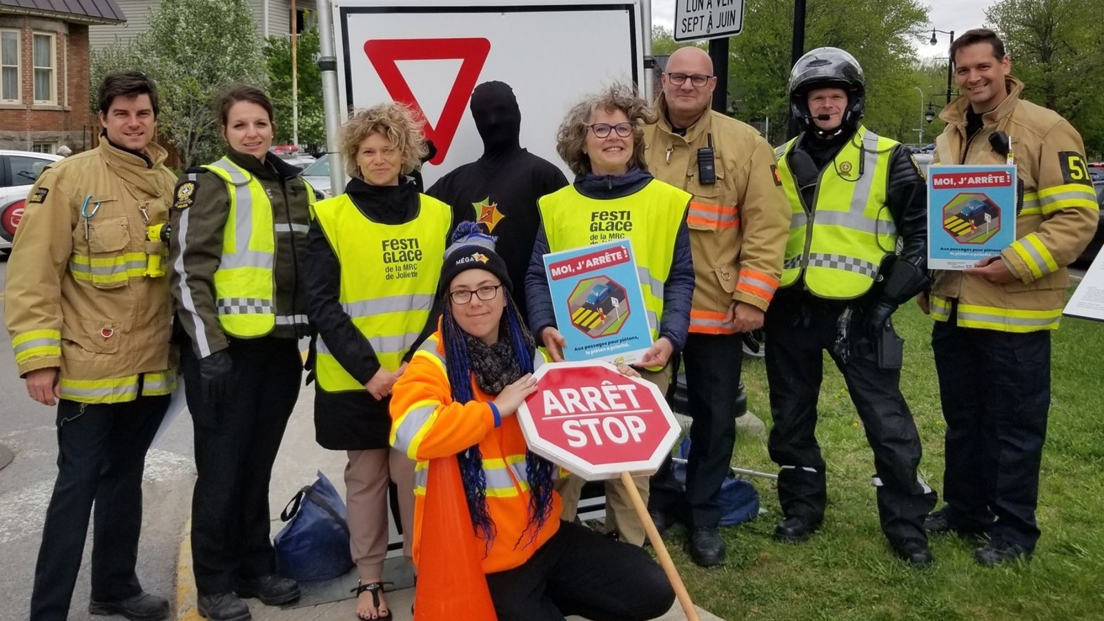 Une campagne active pour la priorité au piéton à Joliette