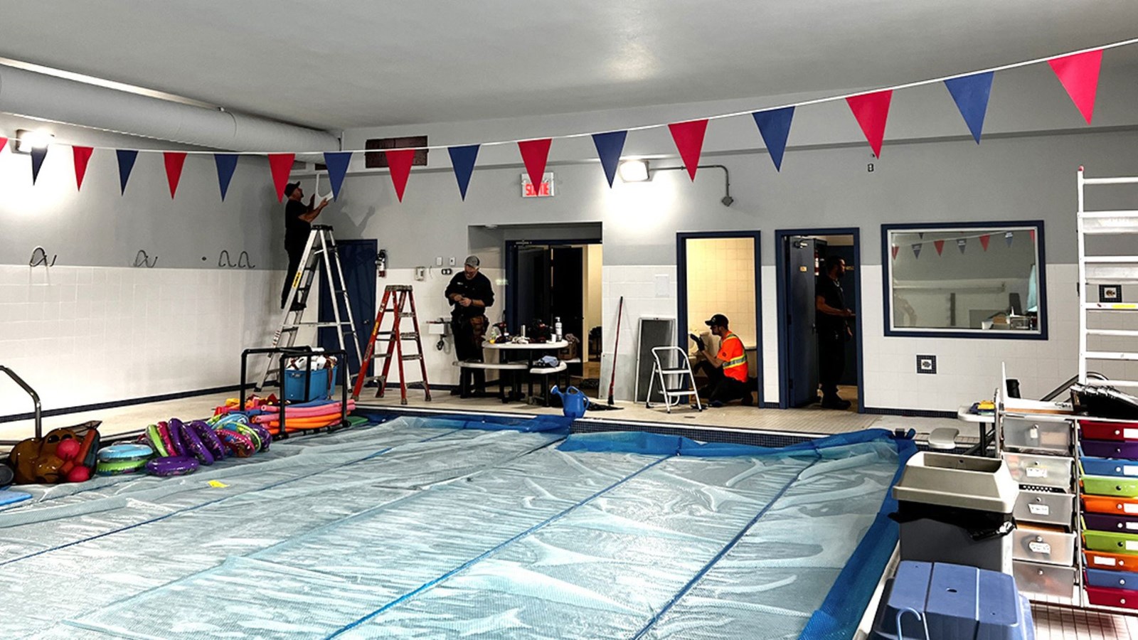 Centre aquatique de St-Charles-Borromée : état des travaux