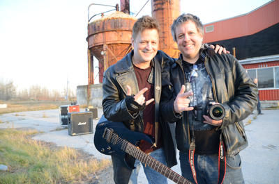Tournage d'un vidéoclip métal au parc industriel de Bécancour