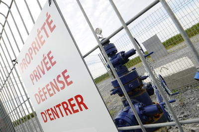 Manifestation « Non au gaz de schiste! »