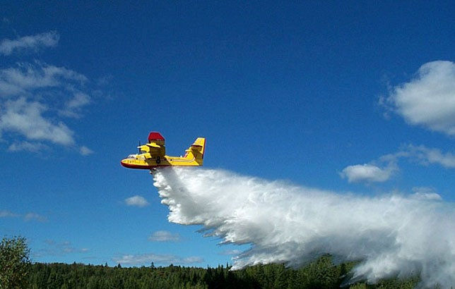 Le feu fait rage en Haute-Mauricie