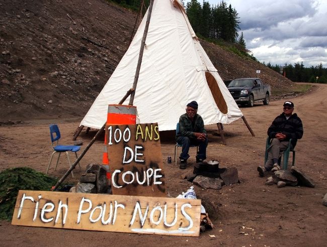 Nitaskinan : les blocus seront levés jusqu’à la fin du mois d’août