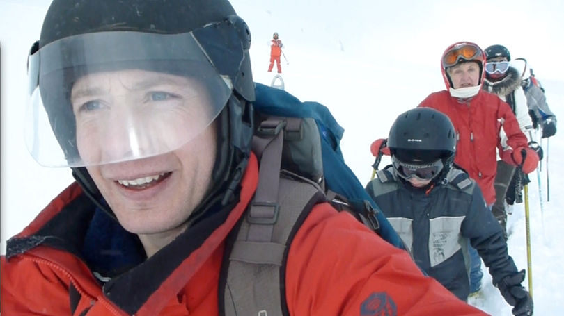 Frédéric Dion s'improvise sauveteur dans les Alpes