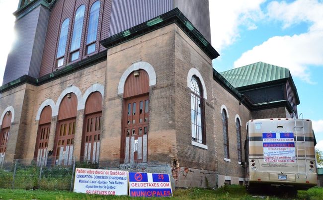 Vol de cloches dans une église à Trois-Rivières