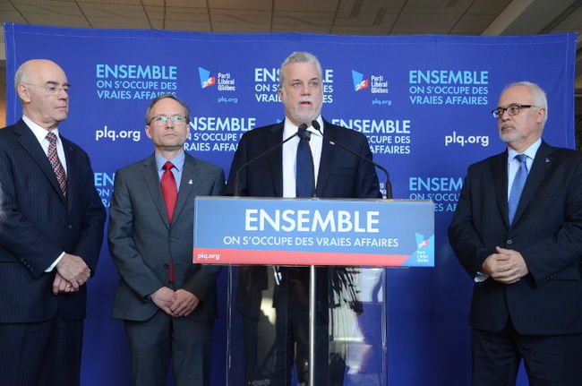 Philippe Couillard choisit Bécancour pour dévoiler son cadre financier