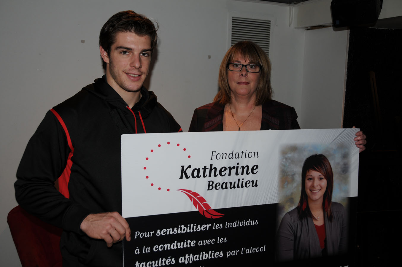 Michaël Bournival s'associe à la Fondation Katherine Beaulieu
