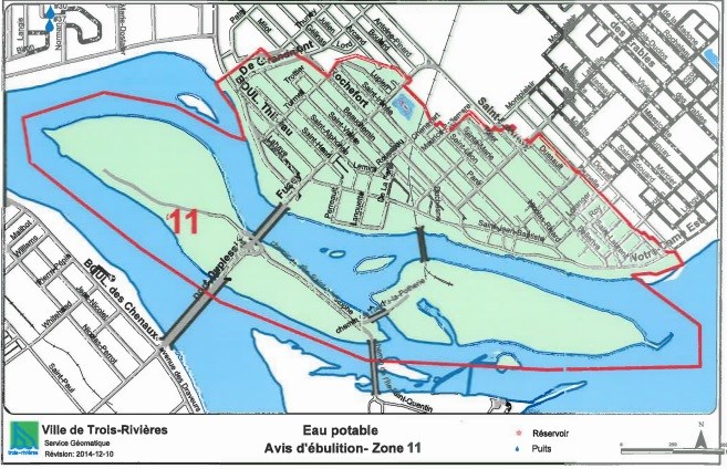 Levée de l'avis d'ébullition préventif dans le secteur Cap-de-la-Madeleine