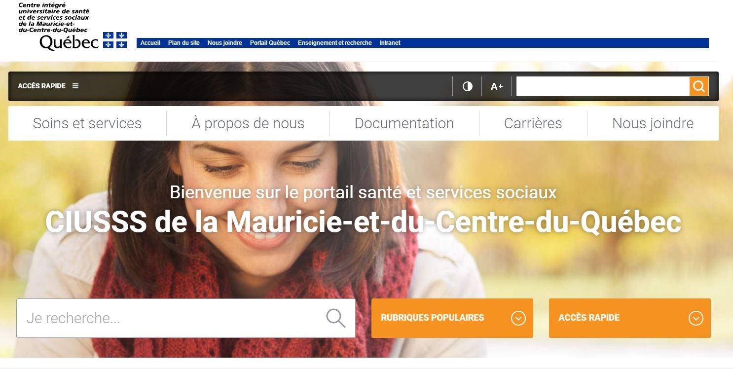 Centré sur les besoins de la population, le CIUSSS MCQ diffuse son nouveau site Internet