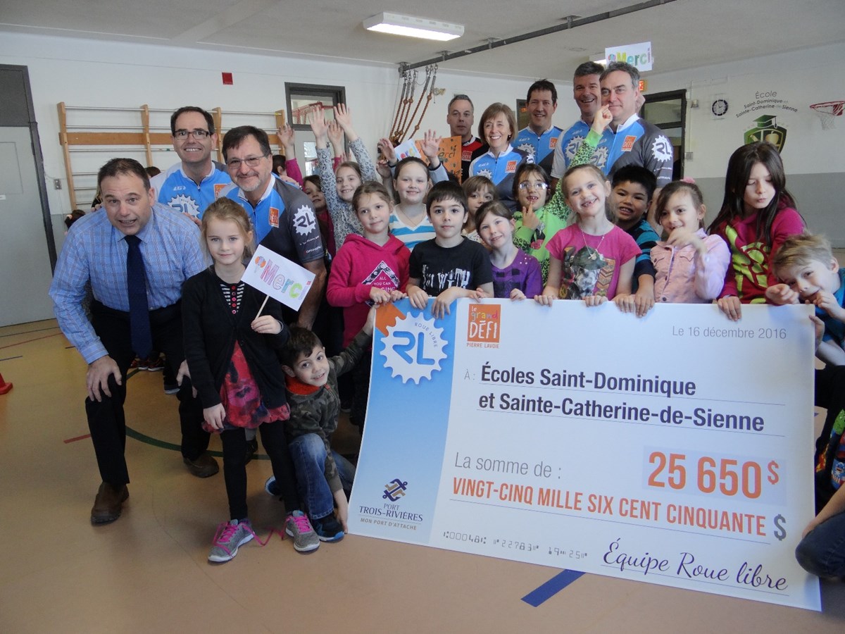 25 650 $ remis à l’école Saint-Dominique-et-Sainte-Catherine-de-Sienne