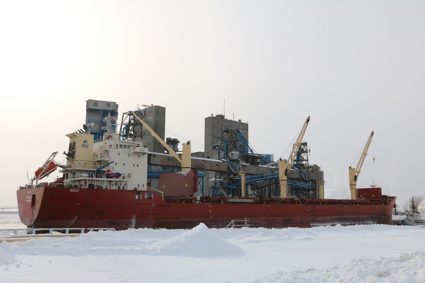 Le Sunda est le premier navire océanique à atteindre  le Port de Trois-Rivières en 2017
