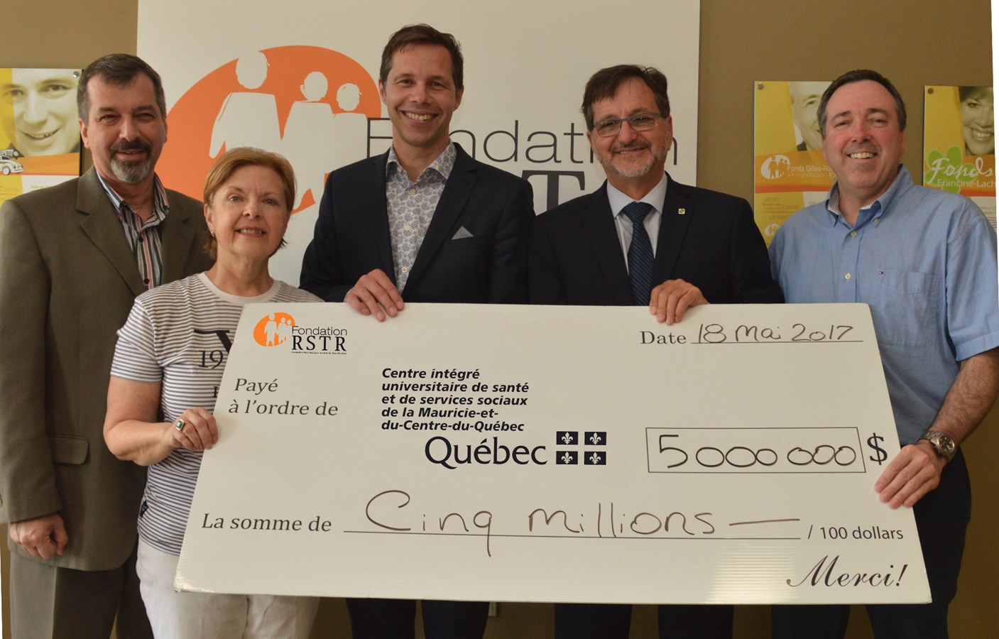 5 000 000 $ pour les soins et services de santé pour les citoyens de la région!