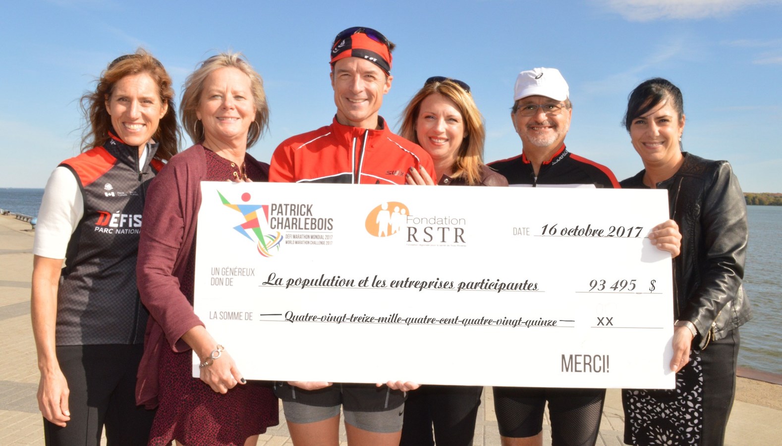 Objectif dépassé pour le marathonien  Patrick Charlebois!