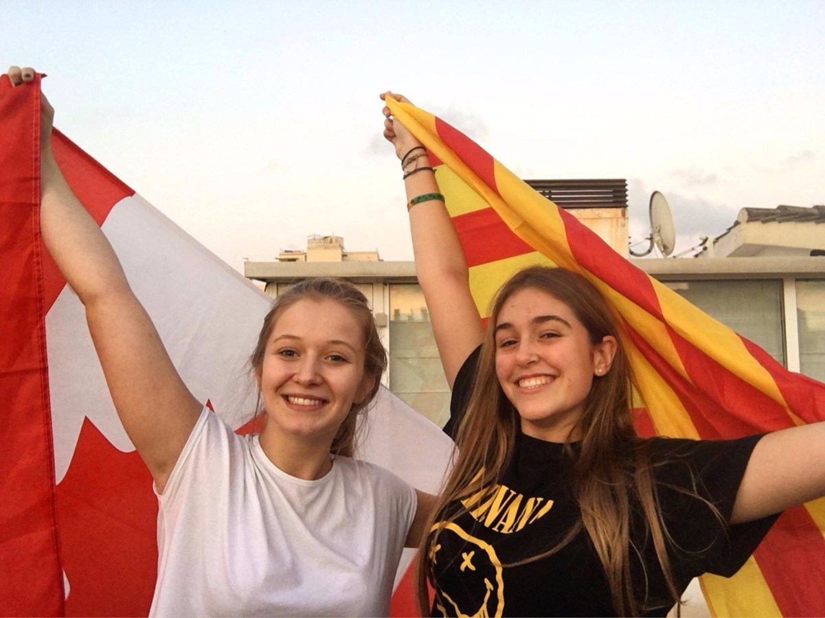 Sara-Kim Simoneau-Fournier en échange étudiant en Espagne