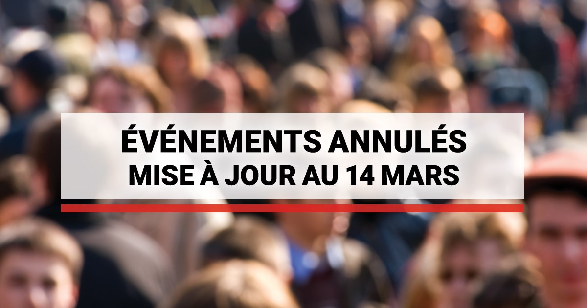 Coronavirus: quels événements annulés dans la région ?