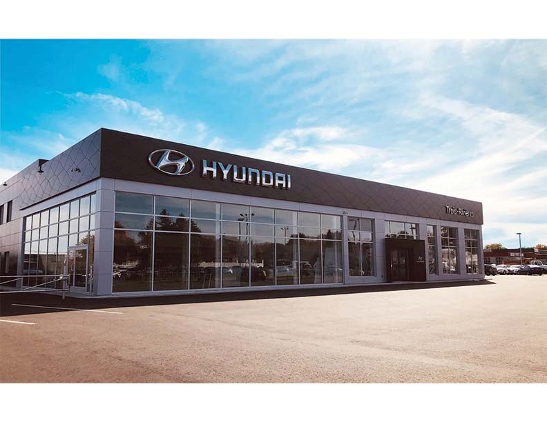 La concession Hyundai Trois-Rivières située sur le boulevard Jean-XXIII.