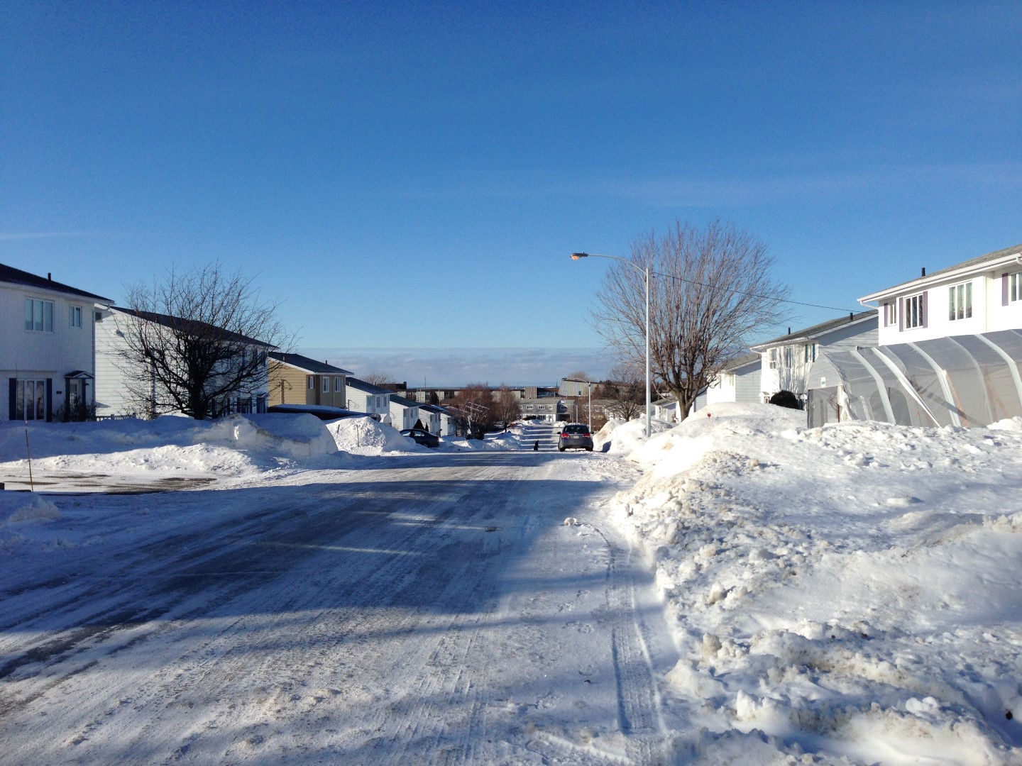 Déglaçage des rues de Rimouski