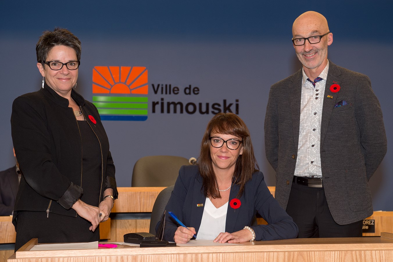 Assermentation des membres du conseil municipal de la ville de Rimouski 