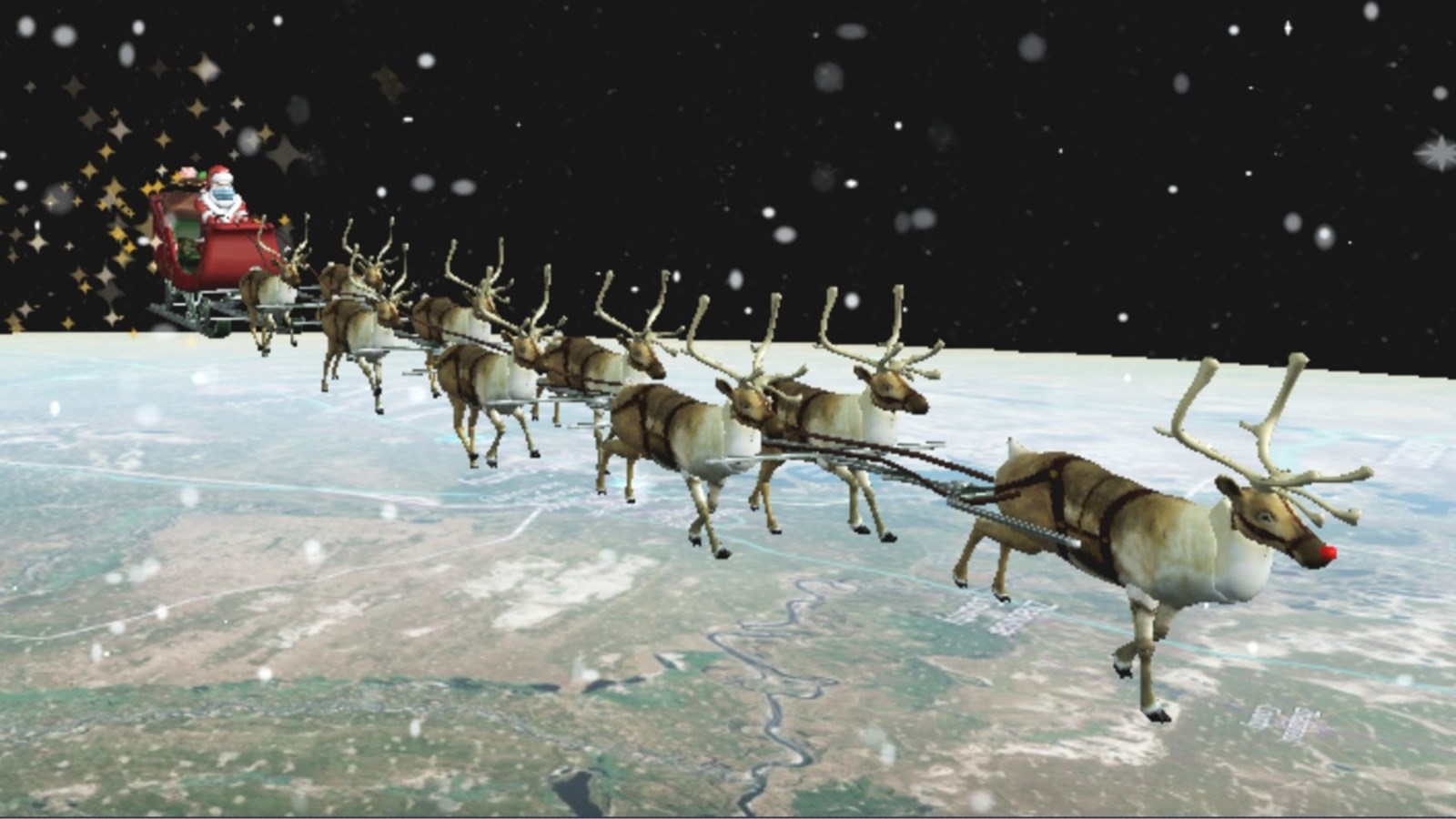 Suivez en direct le parcours du père Noël