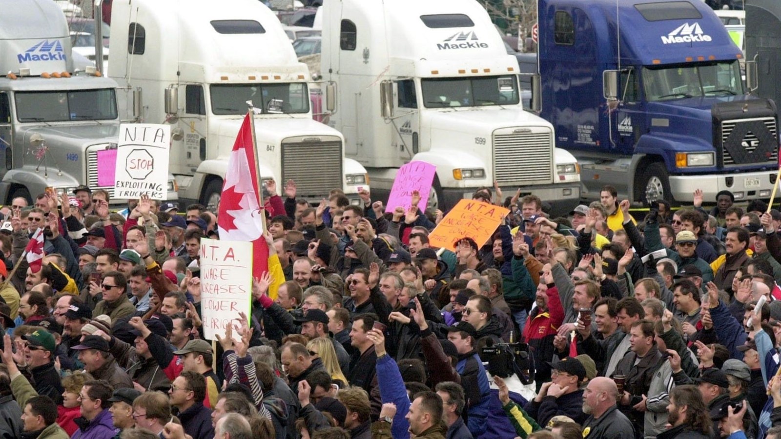 Manifestation de camionneurs prévue le 28 janvier