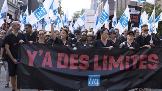 Primes en retard: la FIQ gagne sa cause; Santé Québec devra verser des dommages
