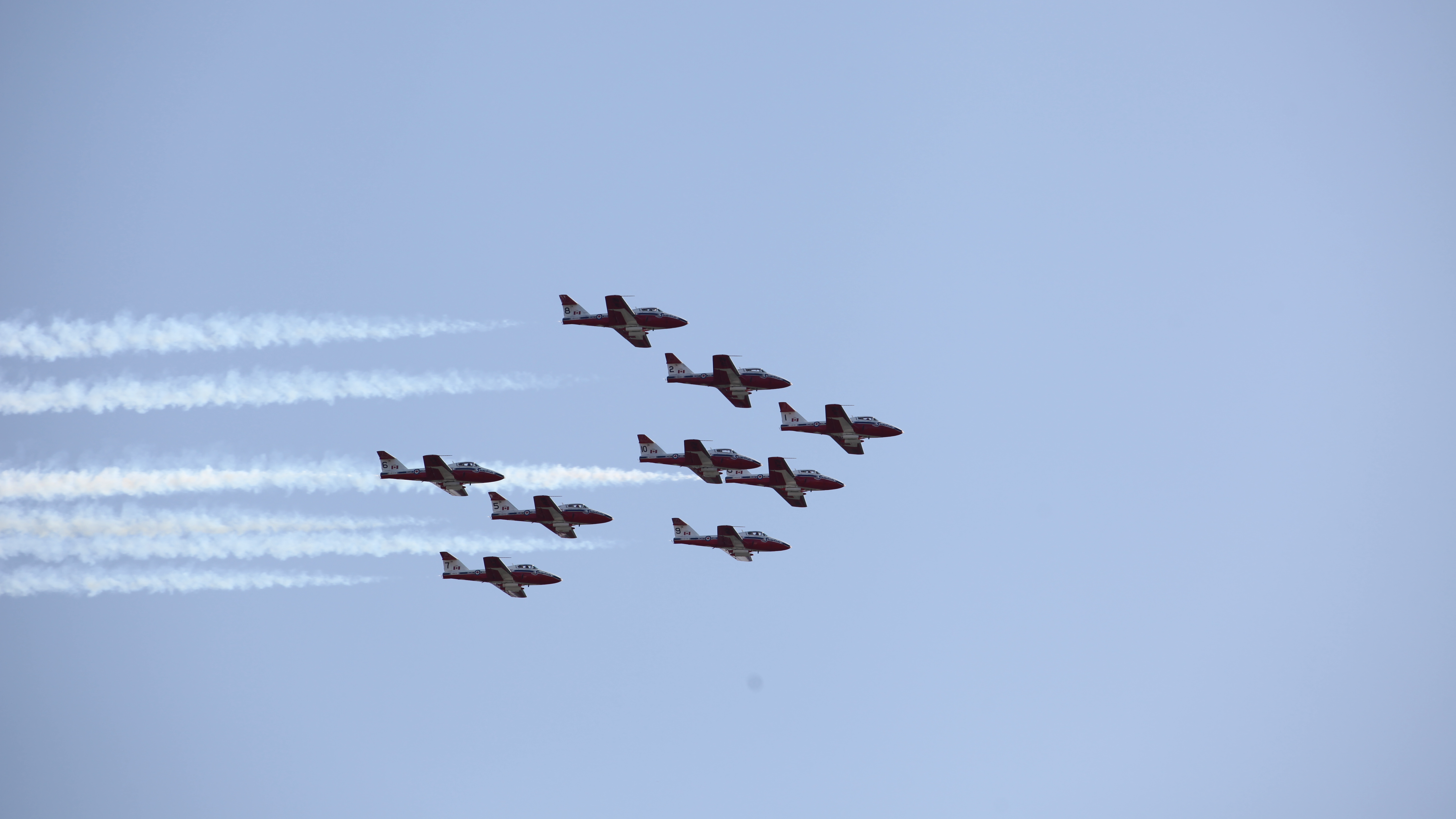 Le dernier spectacle aérien des Snowbirds sera diffusé en direct, vendredi
