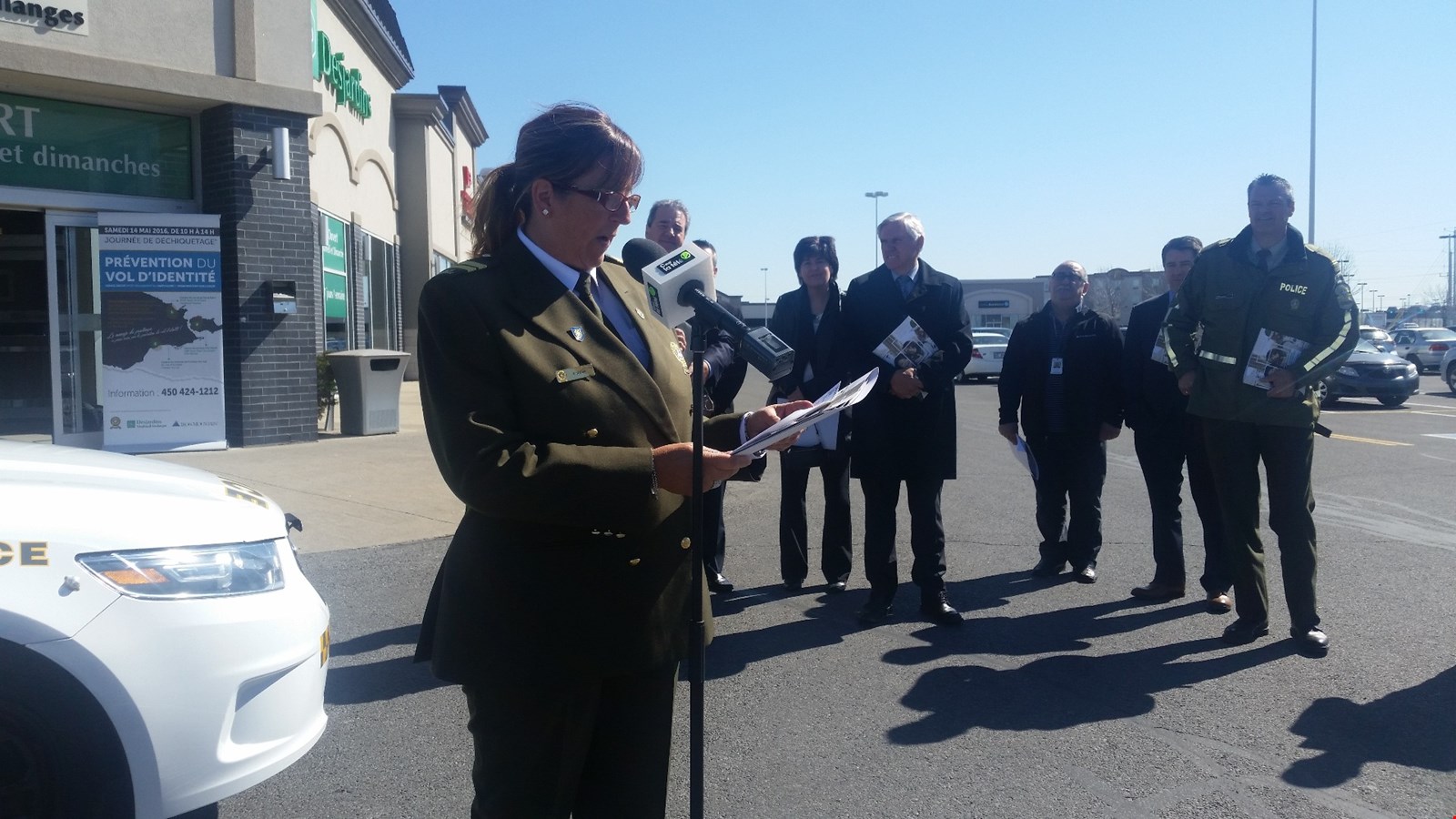 Ginette Séguin, Directrice du Poste Est de la Sûreté du Québec de la MRC de Vaudreuil-Soulanges