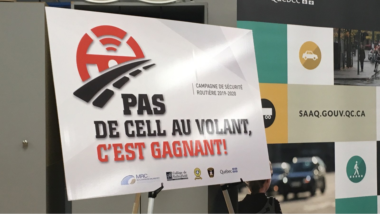 La thématique de la campagne de sécurité publique 2019 porte sur le cellulaire.