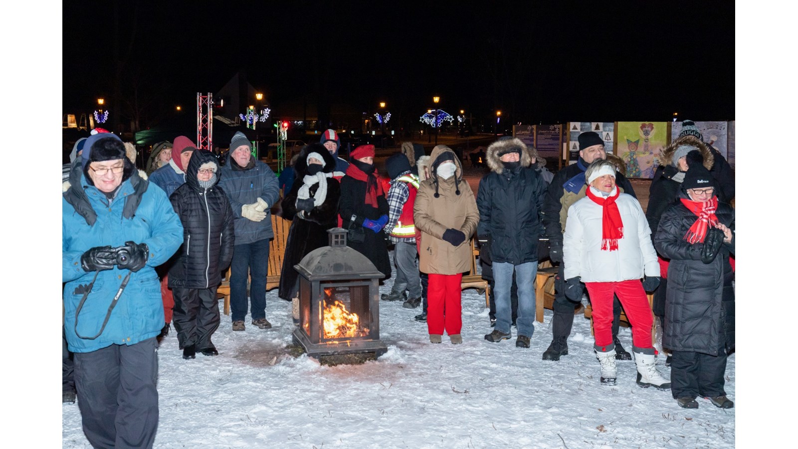 Dévoilement de l'oeuvre collective des Fêtes de la Ville de Vaudreuil-Dorion