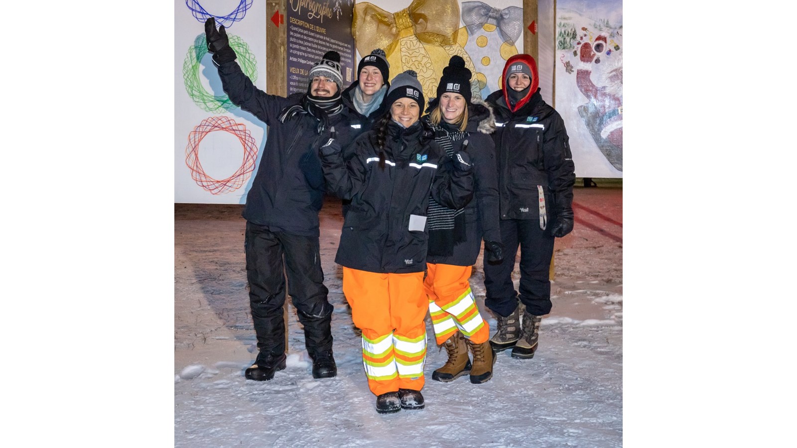 Dévoilement de l'oeuvre collective des Fêtes de la Ville de Vaudreuil-Dorion