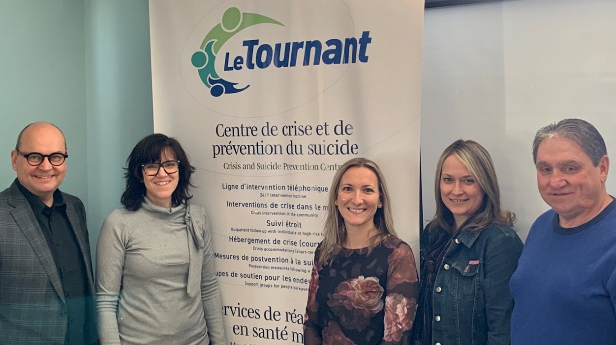 Marilyne Picard souligne le travail de l'organisme Le Tournant
