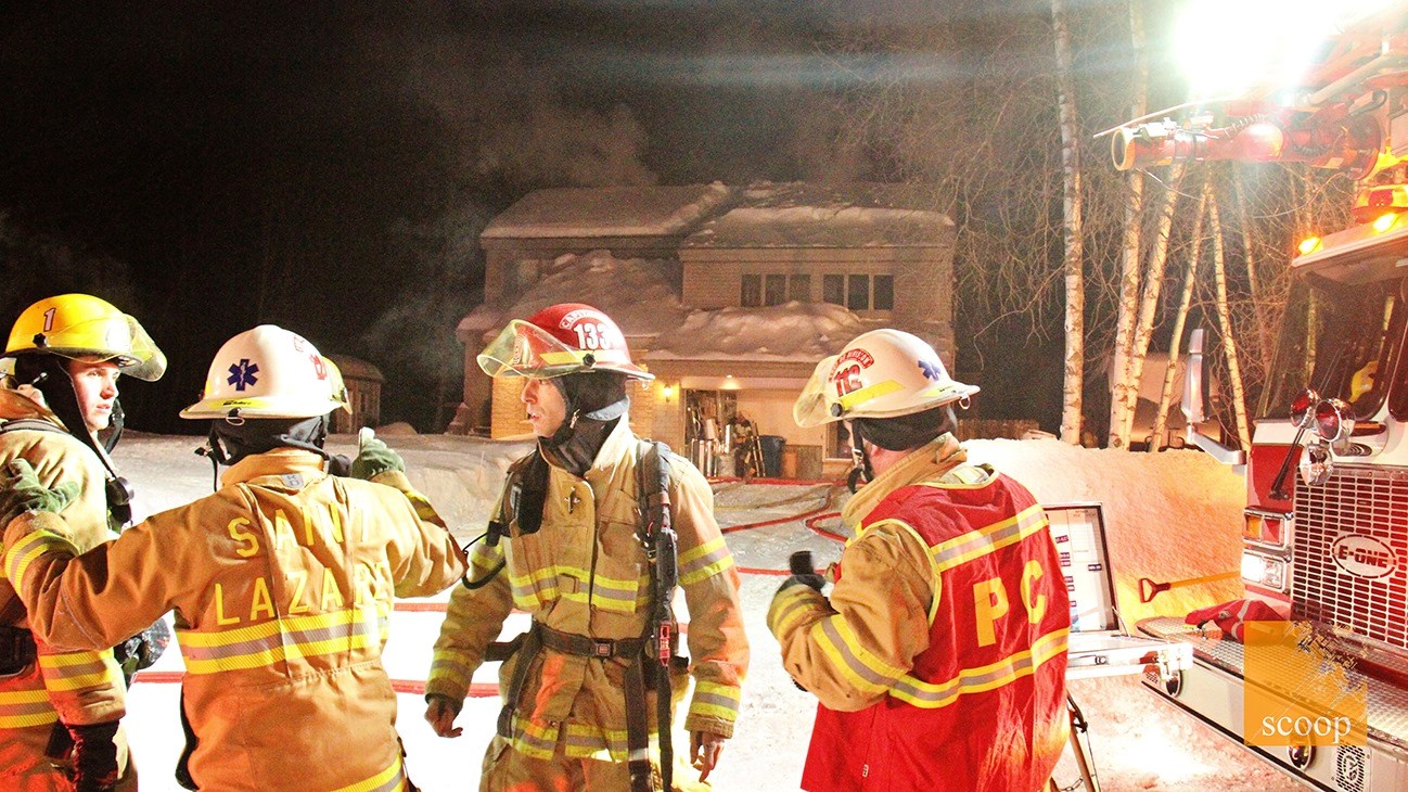 Enquête en cours à la suite d'un incendie à Saint-Lazare